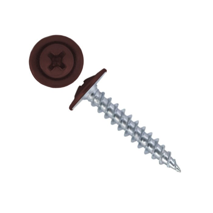 Саморез ПШ 4,2х19 (1000шт) шлиц PH2 RAL 8012