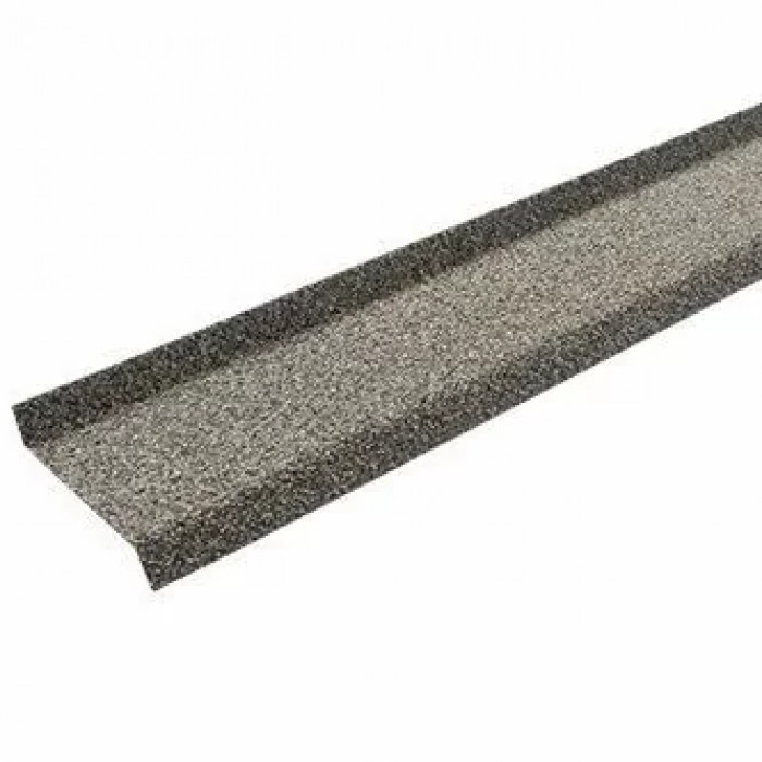 Планка цокольная Технониколь HAUBERK Серо-бежевый кирпич 